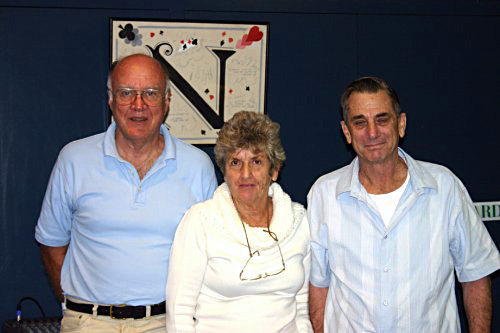 Section D Winners: Ray Taylor, Helen Taylor and Brian Davis. Phyl Johnson not in photo.