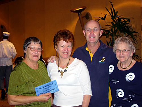Runners Up North Queensland. Bessie Baldry, Joy Robinson, Alan & Frances Brown
