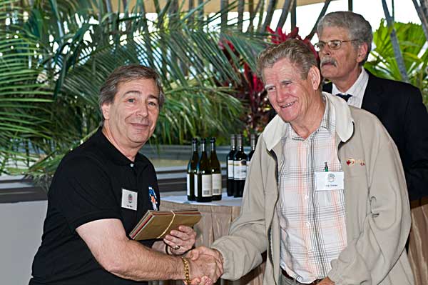 Terry Conlan with Ken Miller and Keith McDonald  Photo Robert Gesink