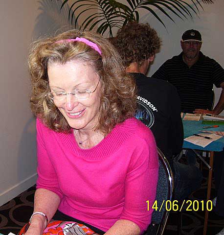 Kathy Boardman from the winning Appleton team