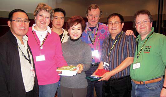The Mongolia Team with Linda King, Esther Sophonpanich, Paul Lavings and Charles Page