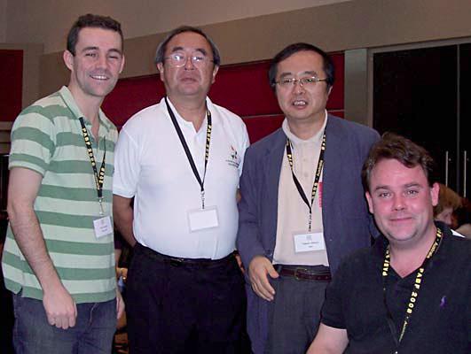 Otvosi vs Japan. Paul Gosney, Tadashi Imakura, Shunuke Morimura and Kennet Christiansen